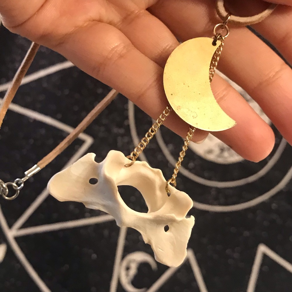 Moon atlas necklace